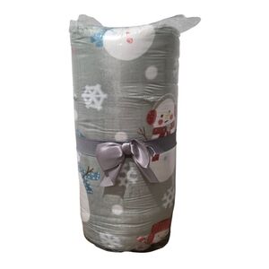 Kringle Express Oversized Snowmen Throw Blanket